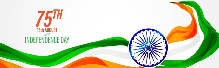 vector illustration for Indian independence day-15 august - Powered by Adobe