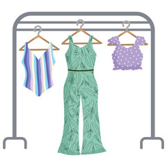 female clothes hang