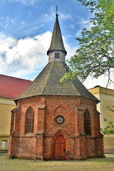 Gotycka kaplica świętej Gertrudy w Koszalinie, Polska - obrazy, fototapety, plakaty