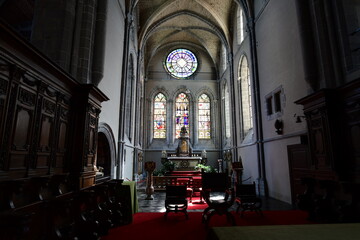 beautiful small church in Belgium, Europe