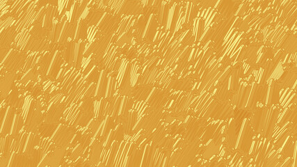 Abstract luxury illustration of honey or golden lines. Simple shiny yellow 3d background