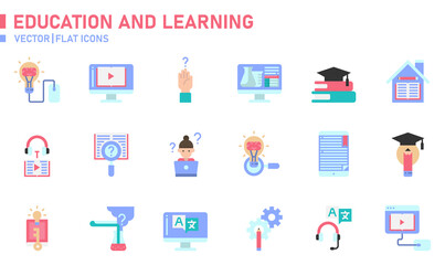 Education and Learning icon for website, application, printing, document, poster design, etc.