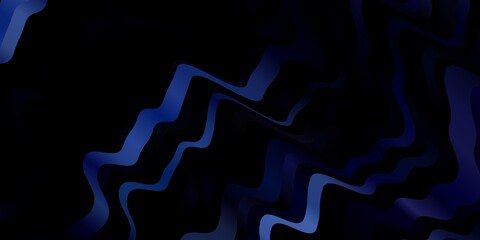 Dark BLUE vector backdrop with circular arc.