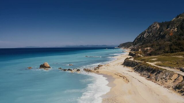 Aerial, Avali Beach, Greece
