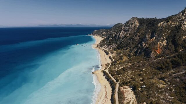 Aerial, Avali Beach, Greece