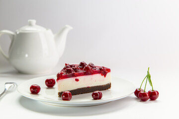 Cherry cheesecake