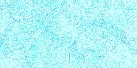 Light BLUE vector backdrop with triangles, lines.