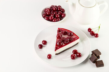 Cherry cheesecake