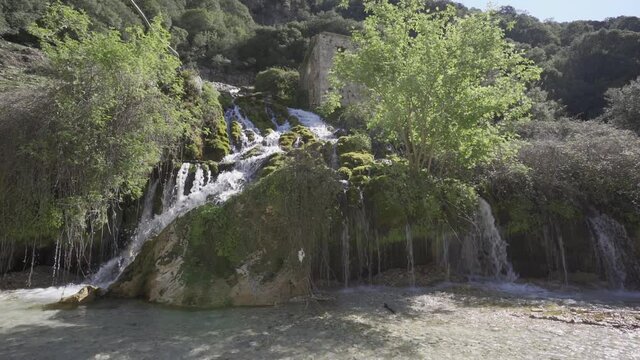 Souli Mill And Waterfalls, Greece - Slow Motion