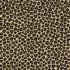 in vector leopard print. seamless leopard skin for clothing or print