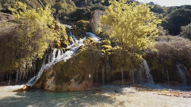 Souli Mill And Waterfalls, Greece - Slow Motion