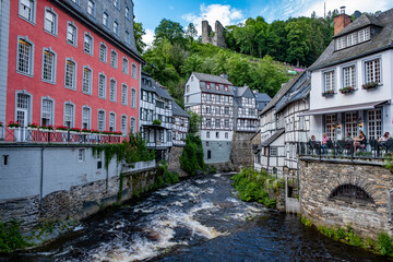Historic old town of Monschau in the Eifel