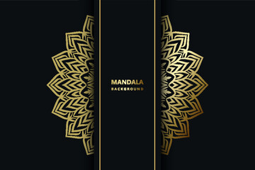 gold mandala background mandala decoration pattern