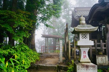霧 武蔵御嶽神社 Mist Musashi Mitake Shrine