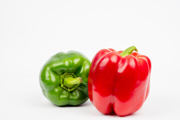 Sweet pepper on white background
