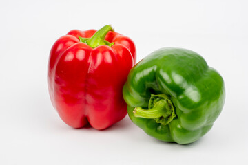 Sweet pepper on white background
