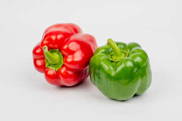 Sweet pepper on white background
