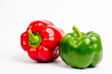 Sweet pepper on white background
