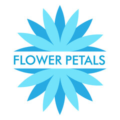 flower petals background design. beautiful flower petals illustration