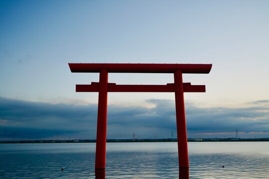 鹿島神宮 一の鳥居 北浦 Kashima Jingu Ichi no Torii Kitaura