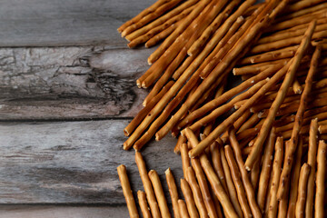salt sticks on table