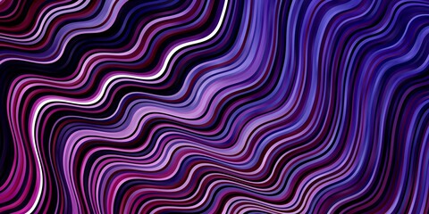 Light Purple, Pink vector texture with curves.