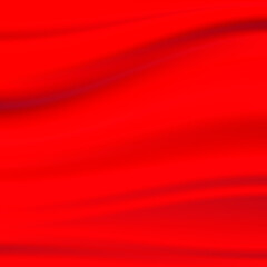 Abstract background of smooth red curve.