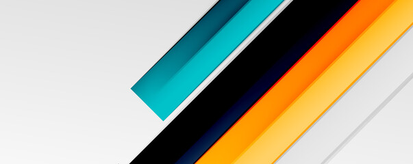 Color abstract lines trendy geometric background for business or technology presentation, internet poster or web brochure cover, wallpaper