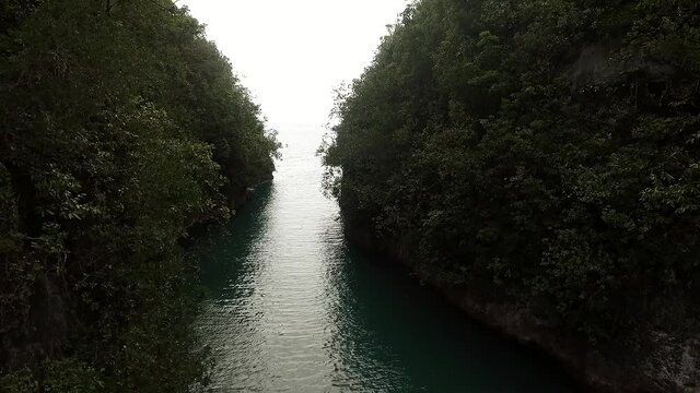 Bojo River In Aloguinsan Province In Cebu