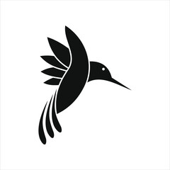 flying little bird portrait