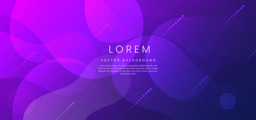 Abstract modern pink and blue fluid shape background with copy space for text.