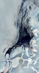 contaminated Antarctica,,  vertical abstract photography of the deserts of Africa from the air,...