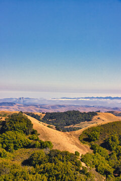 View from Green Valley of Central California coast