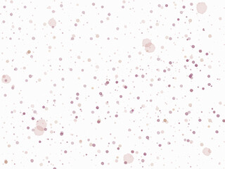 秋色水玉水彩風