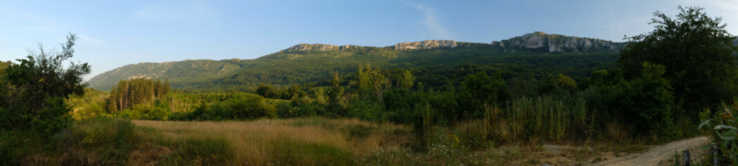 panorama of the mountains