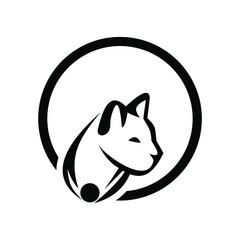 pack of flat logos with pet shop Free Vector Logo templates