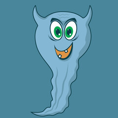 Amusing ghost for Halloween