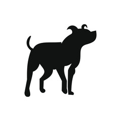 flat logos with pet shop Vector Logo 