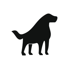 flat logos with pet shop Vector Logo 