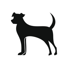 flat logos with pet shop Vector Logo 