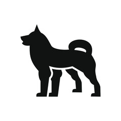 flat logos with pet shop Vector Logo 