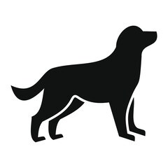 flat logos with pet shop Vector Logo 