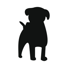 flat logos with pet shop Vector Logo 