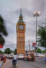 The Clock Tower, Kolkata - obrazy, fototapety, plakaty