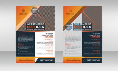 Creative Flyer Design Template In This Year