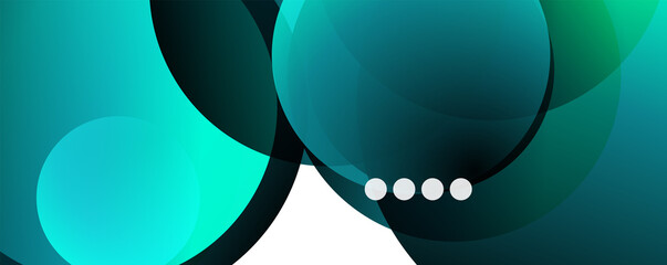 Fluid gradients, swirls and circles. Bright color lines. Vector Illustration For Wallpaper, Banner, Background, Landing Page