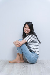 Obraz premium カジュアルファッションの女性
