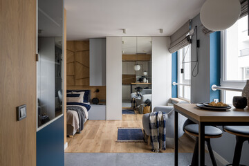 Modern and stylish studio apartment