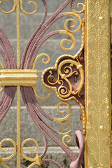 Detail of an ornate gate