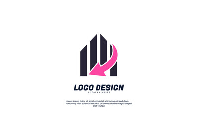 stock abstract creative inspiration logo for finance business design template